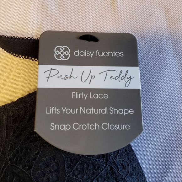 Blue Berry Daisy Fuentes Lace Side Teddy S - Picture 8 of 9
